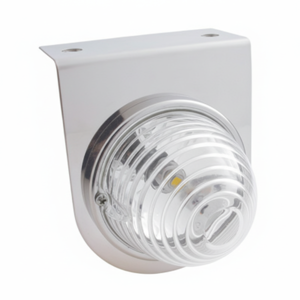 UNITED PACIFIC - UNITED PACIFIC - 32340 - SOPORTE DE LUZ INOXIDABLE CON LUZ DE COLMENA DE 17 LED - LED ÁMBAR/LENTE TRANSPARENTE