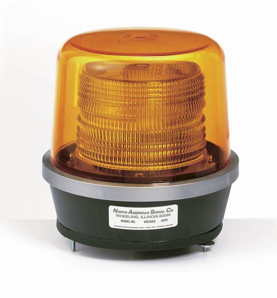ATM - LED901-A - TORRETA DE 8" X 8.25" AMBAR NORTH AMERICAN 12-24V