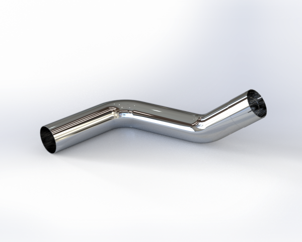 EXFLEX - EXFLEX - ECK351750-L - CODO CROMADO KENWORTH W900L CENTENARIO CONMEMORATIVO IZQUIERDO. CONDUCTOR