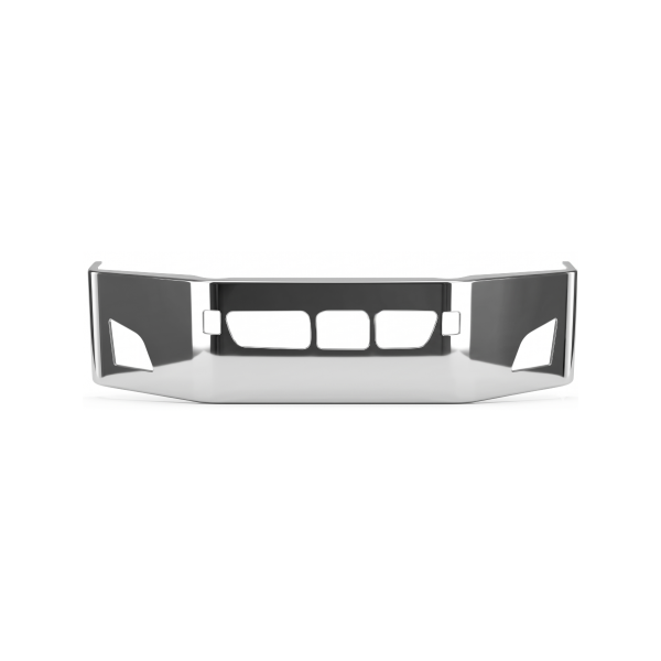 ATM - ATM - 145411191 - DEFENSA ATM CROMADA VOLVO VNR 4TA GEN 2018-2024 CON ORIFICIOS DE NIEBLA