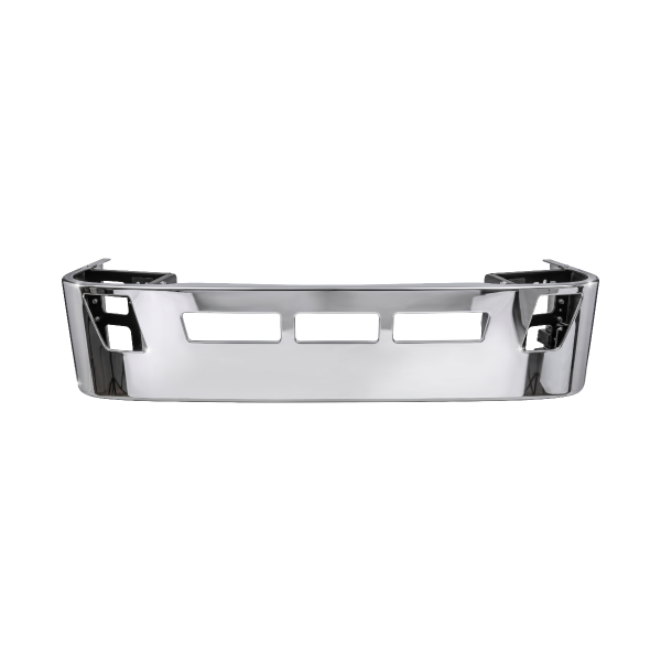 ATM - ATM - 14561120 - DEFENSA ATM CROMADA VOLVO VNL 3RA GEN 2015-2017 18" CON ORIFICIOS DE NIEBLA