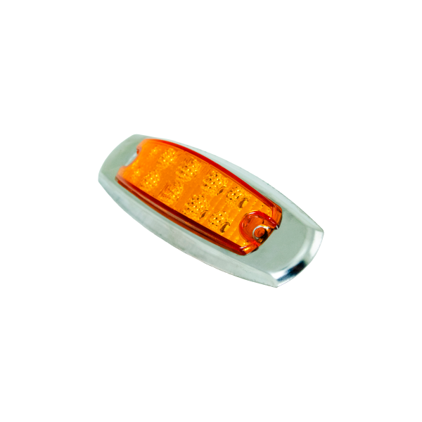 ATM - ATM - 1024AA - PLAFON LATERAL T/PETER 10 LED ARO METALICO AMBAR MICA AMBAR 12-24V