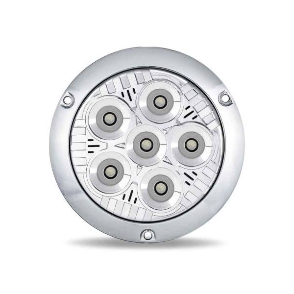 TRUX - TRUX - TLED-UX7 - LUZ REDONDA DE 4" CROMADA CON BRIDA SERIE LEGACY 2000 LUMENS