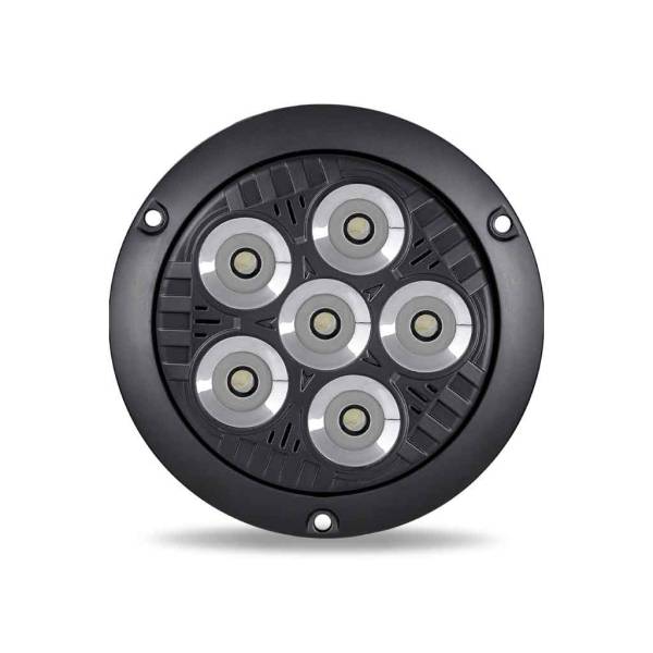 TRUX - TRUX - TLED-UX8 - LUZ REDONDA DE 4" LED NEGRA CON BRIDA SERIE LEGACY 2000 LUMENS