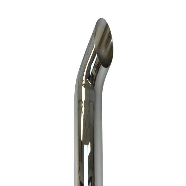 EXFLEX - EXFLEX - PE5868-OC - PIPA CROMADA OREJA DE COCHINO 8" X 68" CON REDUCCION A 5" OD
