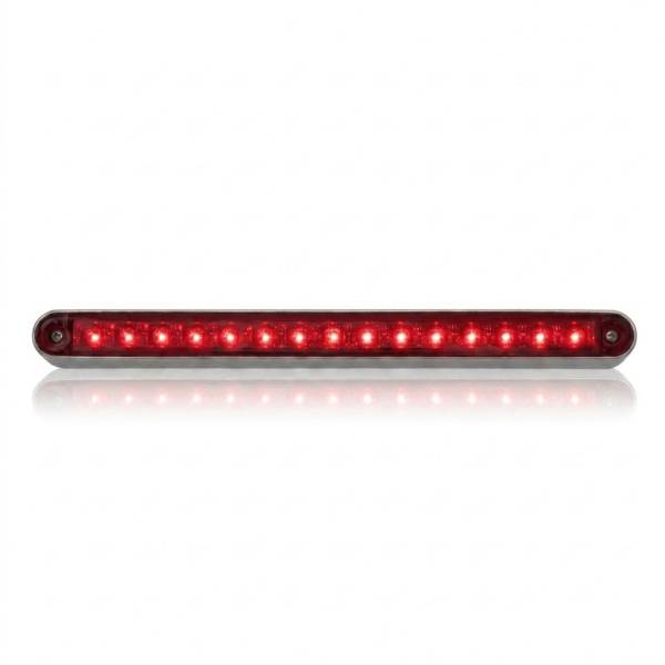 ATM - ATM - 1029R - LUZ TIPO REGLETA 23.5 X 2 X 1.9 CM 15 LEDS 24V-ROJO ARO ABS CROMADA