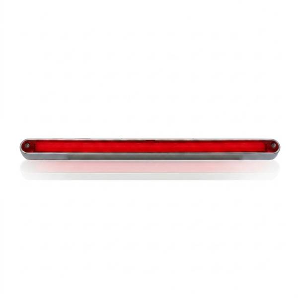 ATM - ATM - 1034AH-R - PLAFON BARRA ATM 27 LEDS ROJO HALO 12 1/4" X 3/4" BISEL PLASTICO CROMADO 12-24V