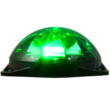 GRAND GENERAL - GRAND GENERAL - 81628GG - PLAFON DE POLICARBONATO VERDE/TRANSPARENTE LUZ SUPER STAR 12V