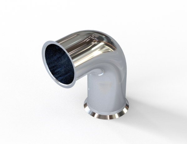 EXFLEX - EXFLEX - 01-0801011 - CODO ALUMINIZADO TIPO S DPF INLET ELBOW PT 389 2 FLAGNES