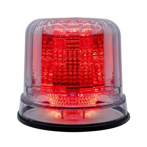 ATM - ATM - 4003CR - TORRETA CILINDRICA DIAMANTE 22.2CM X18.9CM MICA CLARA LUZ LED ROJA