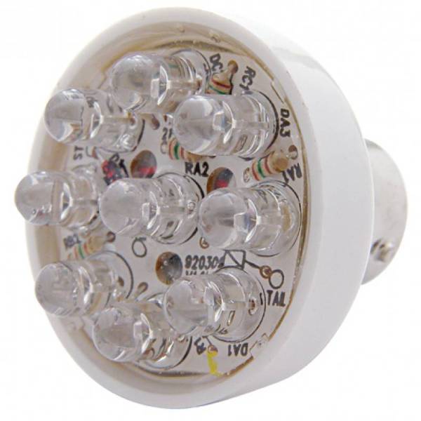 UNITED PACIFIC - UNITED PACIFIC - 38196 - BULBO 9 LED (1156) AMBAR - CONTACTO SENCILLO