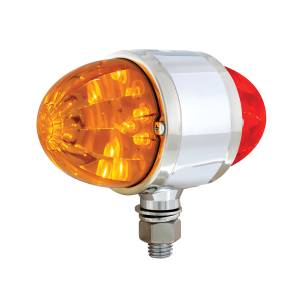 UNITED PACIFIC - 39798 - LUZ DE DOBLE CARA DE SANDÍA DE DOBLE FUNCIÓN DE 34 LED - LED ÁMBAR Y ROJO / LENTE ÁMBAR Y ROJA