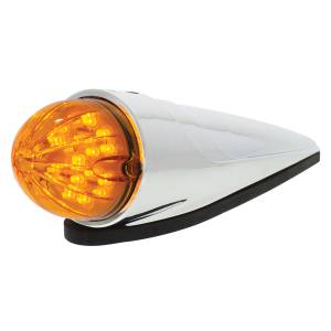 UNITED PACIFIC - 39823 - KIT DE ILUMINACIÓN DE CABINA ESTILO GRAKON 1000 DE SANDÍA DE 19 LED - LED ÁMBAR/LENTE ÁMBAR