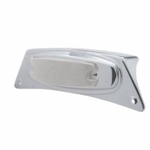 UNITED PACIFIC - 39869 - SOPORTE DE LUZ PARA GUARDABARROS CROMADO CON 12 LUCES LED - LED ÁMBAR/LENTE TRANSPARENTE