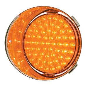 UNITED PACIFIC - 39902 - LUZ DE CONDUCCIÓN DIURNA FREIGHTLINER DE 61 LED (CONDUCTOR) - LED ÁMBAR/LENTE ÁMBAR