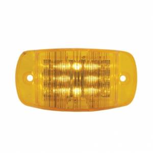 UNITED PACIFIC - UNITED PACIFIC - 39904B - LUZ RECTANGULAR DE 14 LED (LIQUIDACIÓN/MARCADOR) - LED ÁMBAR/LENTE ÁMBAR (A GRANEL) - Image 1