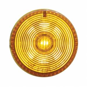 UNITED PACIFIC - 39910B - LUZ LED REDONDA DE 2" (LIQUIDACIÓN/MARCADOR) - LED ÁMBAR/LENTE ÁMBAR (A GRANEL)