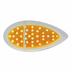 UNITED PACIFIC - UNITED PACIFIC - 39943 - LUZ DE SEÑAL DE GIRO EN "LÁGRIMA" DE MONTAJE EMPOTRADO DE 39 LED - LED ÁMBAR/LEENTE ÁMBAR - Image 1