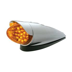 UNITED PACIFIC - 39958 - KIT DE LUZ DE CABINA GRAKON 1000 REFLECTOR DE 19 LED CON VISERA - LED ÁMBAR/LENTE ÁMBAR