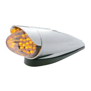 UNITED PACIFIC - 39959 - KIT DE LUZ DE CABINA GRAKON 1000 REFLECTOR DE 19 LED CON VISERA - LED ÁMBAR/LENTE TRANSPARENTE