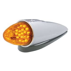 UNITED PACIFIC - 39966 - KIT DE LUZ DE CABINA ESTILO GRAKON 1000 CON REFLECTOR DE 19 LED - LED ÁMBAR/LENTE ÁMBAR