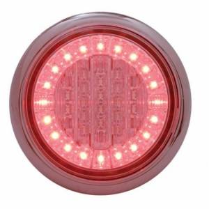 UNITED PACIFIC - UNITED PACIFIC - 39968B - LUZ DE MONTAJE DE BRIDA ESTILO EURO DE 38 LED (PARADA, GIRO Y TRASERA) - LED BLANCO/LED ROJO/LENTE TRANSPARENTE (A GRANEL) - Image 3
