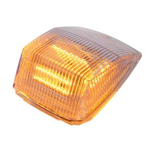 UNITED PACIFIC - 39972 - LUZ DE CABINA CUADRADA DE 36 LED - LED ÁMBAR/LENTE TRANSPARENTE