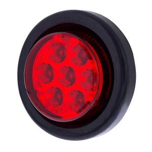 UNITED PACIFIC - UNITED PACIFIC - 39985BRK - KIT DE LUZ REDONDA DE 7 LED DE 2" (LIQUIDACIÓN/MARCADOR) - LED ROJO/LENTE ROJA - Image 3