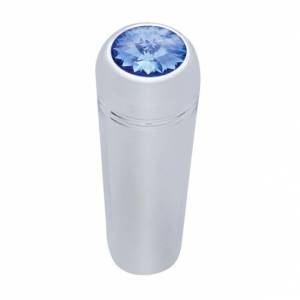 UNITED PACIFIC - 40019 - EXTENSIÓN DE INTERRUPTOR DE ALUMINIO CORTO DE 1-7/8" CON CRISTAL PARA KENWORTH - CRISTAL AZUL