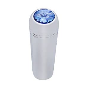 UNITED PACIFIC - 40019P - EXTENSIÓN DE INTERRUPTOR DE ALUMINIO CORTO DE 1-7/8" CON CRISTAL PARA KENWORTH - CRISTAL AZUL (PAQUETE DE 2)