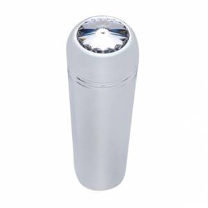 UNITED PACIFIC - 40020P - EXTENSIÓN DE INTERRUPTOR DE ALUMINIO CORTO DE 1-7/8" CON CRISTAL PARA KENWORTH - CRISTAL TRANSPARENTE (PAQUETE DE 2)
