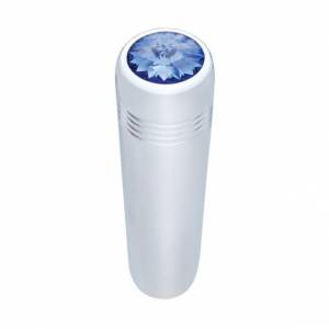 UNITED PACIFIC - 40024P - EXTENSIÓN DEL INTERRUPTOR DE ALUMINIO DE 2-1/4" DE LARGO CON CRISTAL PARA KENWORTH - CRISTAL AZUL (PAQUETE DE 2)