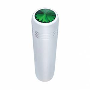UNITED PACIFIC - 40027P - EXTENSIÓN DEL INTERRUPTOR DE ALUMINIO DE 2-1/4" DE LARGO CON CRISTAL PARA KENWORTH - CRISTAL VERDE (PAQUETE DE 2)