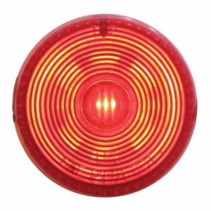 UNITED PACIFIC - UNITED PACIFIC - 39911BRK - KIT DE LUZ DE PERFIL BAJO REDONDO DE 2" DE LED ÚNICO (LIQUIDACIÓN/MARCADOR) - LED ROJO/LENTE ROJA - Image 4