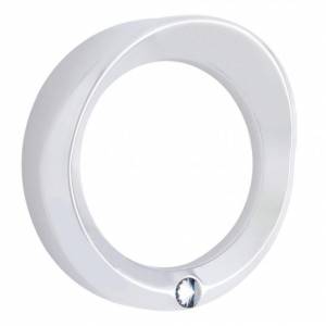 UNITED PACIFIC - 40653 - BISEL DEL MEDIDOR DE VELOCIDAD/TACÓMETRO DE LA SERIE SIGNATURE CON VISERA PARA KENWORTH - CRISTAL TRANSPARENTE