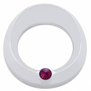 UNITED PACIFIC - 40669 - BISEL DEL MEDIDOR SIGNATURE SERIES CON VISERA Y CRISTAL PARA MEDIDOR DE VELOCIDAD/TACÓMETRO DE 3-3/4" DE DIÁMETRO - CRISTAL PÚRPURA