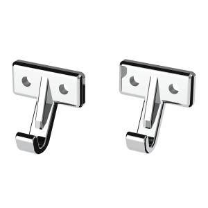 UNITED PACIFIC - 40862 - GANCHOS PARA PARASOL DE PLÁSTICO CROMADO PARA KENWORTH W900 (1990-2005) Y T800/T600 (1986-2005) (PACK DE 2)