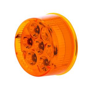 UNITED PACIFIC - UNITED PACIFIC - 39984B - LUZ REDONDA DE 7 LED DE 2" (LIQUIDACIÓN/MARCADOR) - LED ÁMBAR/LENTE ÁMBAR (A GRANEL) - Image 4