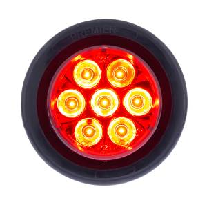 UNITED PACIFIC - UNITED PACIFIC - 39985BRK - KIT DE LUZ REDONDA DE 7 LED DE 2" (LIQUIDACIÓN/MARCADOR) - LED ROJO/LENTE ROJA - Image 6