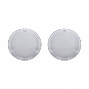UNITED PACIFIC - UNITED PACIFIC - 40913 - TAPA DE ALTAVOZ REDONDA CROMADA DE 6-3/4" PARA VARIOS MODELOS FREIGHTLINER Y KENWORTH (PAR) - Image 1