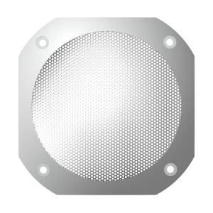 UNITED PACIFIC - 40920 - TAPA DE ALTAVOZ CUADRADA 4-1/2" CROMADA PARA INTERNATIONAL 9900 (1999-2017), 9400/9300/9200 (1997-2010)