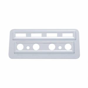 UNITED PACIFIC - 40931 - EMBELLECEDOR DE INDICADOR Y INTERRUPTOR DE LUZ DE PLÁSTICO CROMADO PARA KENWORTH W900/T800/T600/T2000 2002-2005