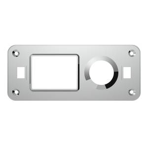 UNITED PACIFIC - 40980 - TAPA DE LUZ DOMO DE PLÁSTICO CROMADA CON ORIFICIO DE LUZ GIRATORIO PARA PETERBILT 386 (2006-2010) Y 387 (1999-2010)