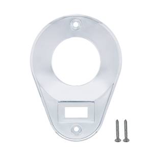 UNITED PACIFIC - 40985 - CUBIERTA DE LUZ DE DOMO ESTILO LÁGRIMA DE PLÁSTICO CROMADO PARA KENWORTH T600/T660/T800/W900