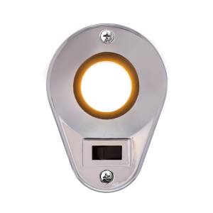 UNITED PACIFIC - UNITED PACIFIC - 40985 - CUBIERTA DE LUZ DE DOMO ESTILO LÁGRIMA DE PLÁSTICO CROMADO PARA KENWORTH T600/T660/T800/W900 - Image 3