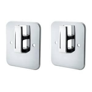 UNITED PACIFIC - UNITED PACIFIC - 40861 - PLACAS PARA PERCHAS DE PLÁSTICO CROMADO PARA CABINA DORMITORIO PARA KENWORTH T800 (1986-2019), T660 (2008-2016) Y T600 (1986-2007) (PACK DE 2) - Image 2