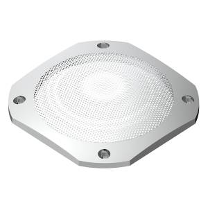 UNITED PACIFIC - UNITED PACIFIC - 40920 - TAPA DE ALTAVOZ CUADRADA 4-1/2" CROMADA PARA INTERNATIONAL 9900 (1999-2017), 9400/9300/9200 (1997-2010) - Image 6