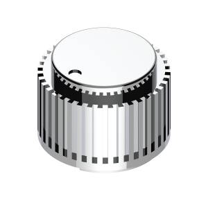 UNITED PACIFIC - UNITED PACIFIC - 41078 - PERILLA DE CONTROL DE PLÁSTICO CROMADO DE 1" DE DIÁMETRO - Image 1