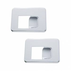 UNITED PACIFIC - 41120 - EMBELLECEDORES DE MANIJA INTERIOR DE PUERTA DAYLITE DE PLÁSTICO CROMADO PARA KENWORTH W900/T800/T600 1996-2002 (PAR)