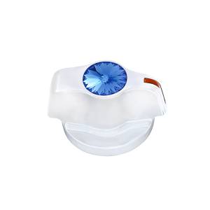 UNITED PACIFIC - UNITED PACIFIC - 41124 - PERILLA DE CONTROL DE A/C DE PLASTICO CROMADA CON CRISTAL-AZUL - Image 3